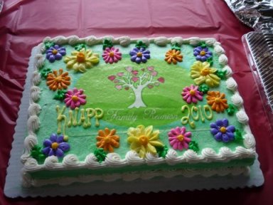 2010 Knapp Family Reunion Cake